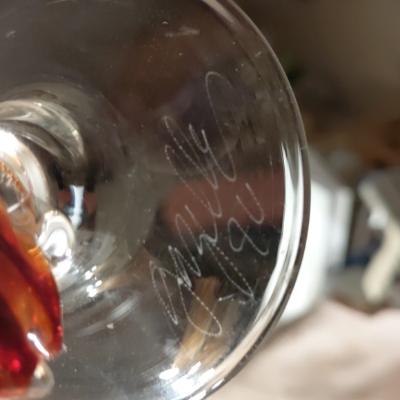 Gazelle Hand Blown Glass Single Salt Pepper Shaker Signed - Picture 4 of 5